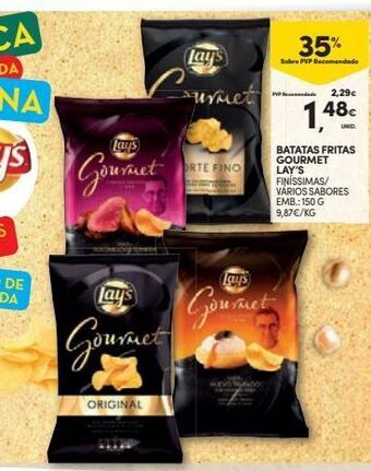 Continente Batata chips lay's promoção