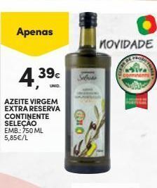 Continente Azeite extravirgem promoção
