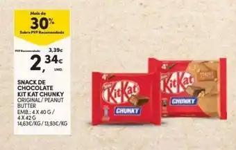 Continente Chocolates kit kat promoção