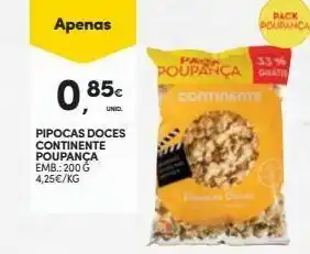 Continente Pipoca promoção