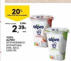 Continente Iogurte alpro promoção
