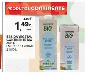 Continente Bebidas promoção