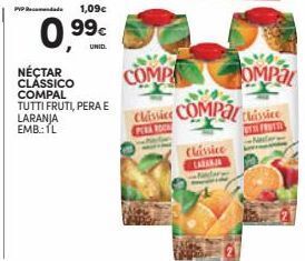 Continente Néctar compal promoção
