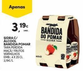 Continente Sidra bandida do pomar promoção