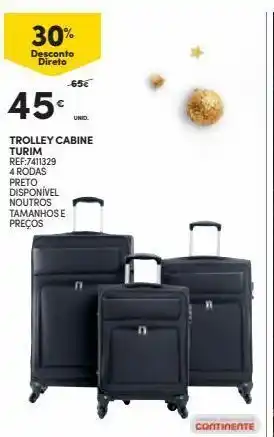 Continente Mala com rodas promoção