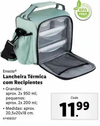 Lidl Lancheira promoção