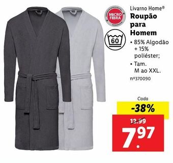 Lidl Roupão de banho promoção