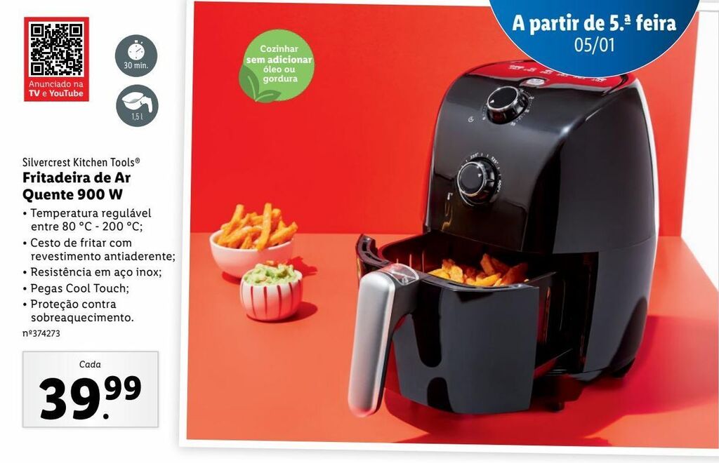 Promoção Fritadeira em Lidl