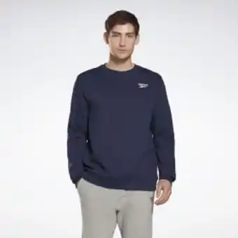 Reebok Reebok identity fleece crew sweatshirt promoção