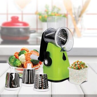 3-em-1 cortador de verduras manual