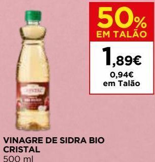 El Corte Inglés Vinagre cristal promoção