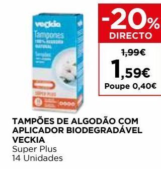 El Corte Inglés Absorvente interno promoção