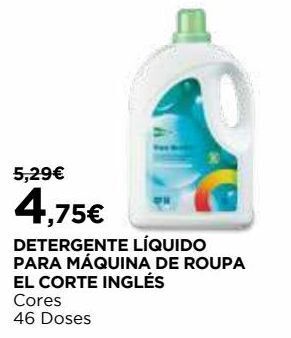 El Corte Inglés Detergente líquido el corte inglés promoção