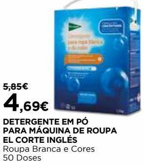 El Corte Inglés Detergente em pó el corte inglés promoção
