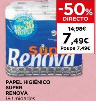 El Corte Inglés Papel higiênico renova promoção