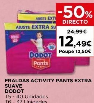 El Corte Inglés Fraldas dodot promoção