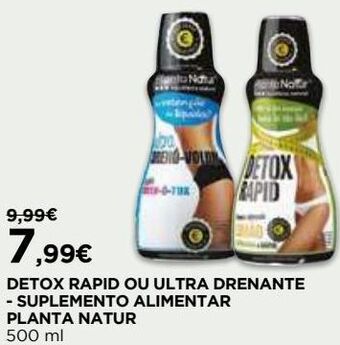 El Corte Inglés Suplementos nutricionais planta natur promoção
