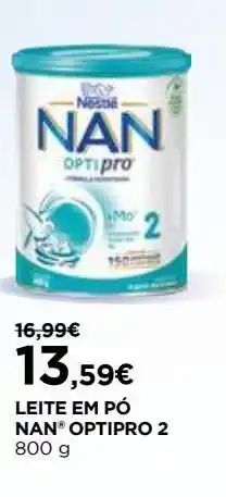 El Corte Inglés Leite em pó nan promoção