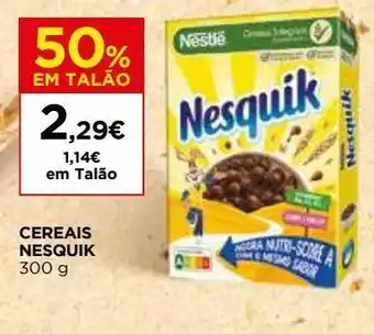El Corte Inglés Cereais nesquik promoção