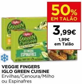 El Corte Inglés Comida vegetariana iglo promoção