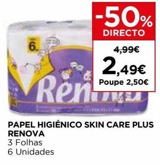El Corte Inglés Papel higiênico renova promoção