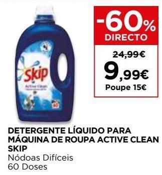 El Corte Inglés Detergente líquido skip promoção