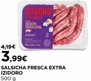 El Corte Inglés Salsicha izidoro promoção