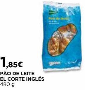 El Corte Inglés Pão de leite el corte inglés promoção