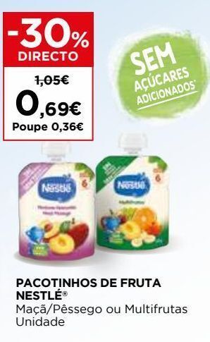 El Corte Inglés Polpa de frutas nestlé promoção