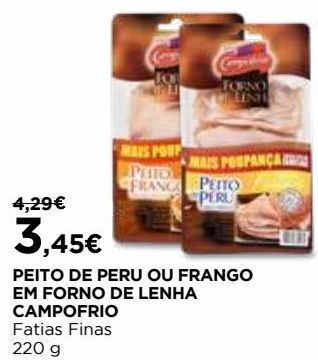 El Corte Inglés Peito de peru campofrio promoção