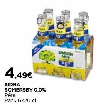 El Corte Inglés Sidra somersby promoção