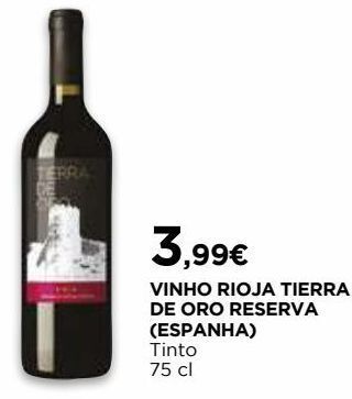 El Corte Inglés Vinho tinto promoção