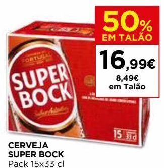 El Corte Inglés Cerveja super bock promoção