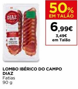 El Corte Inglés Lombo ibérico promoção