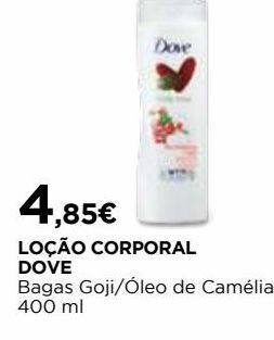 El Corte Inglés Loção hidratante dove promoção