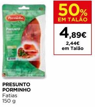 El Corte Inglés Presunto porminho promoção