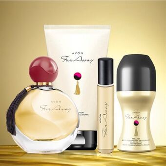 Avon Conjunto far away promoção