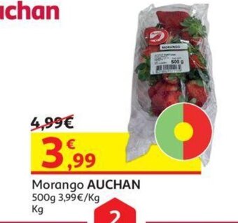Auchan Morango Auchan 500g promoção