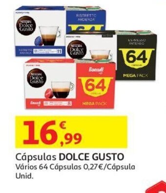 Auchan Capsulas Dolce Gusto promoção
