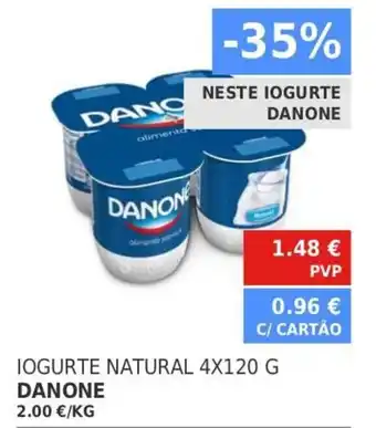 Minipreço Iogurte Natural 4x120g Danone 0,96 promoção