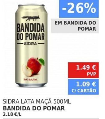 Minipreço Sidra Lata Maçã 500ml Bandida do Pomar promoção