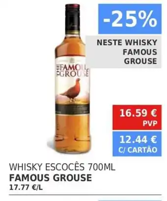 Minipreço Whisky Escocês 700ml Famous Grouse promoção