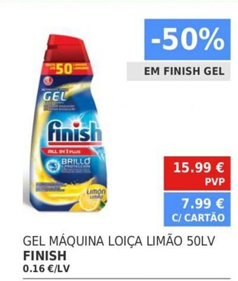 Minipreço Gel Máquina Loiça Limão 50LV Finish promoção