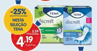 Minipreço Absorvente tena promoção