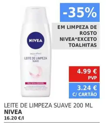 Leite de Limpeza Sauve 200ml Nivea