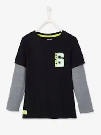 Vertbaudet Camisola de desporto, efeito 2 em 1 com detalhes... promoção