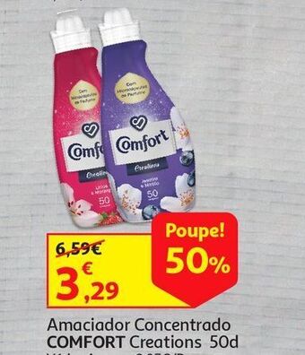 Auchan Amaciador roupa comfort promoção