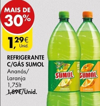 Pingo Doce Refrigerante C/Gás Sumol 1,75lt promoção