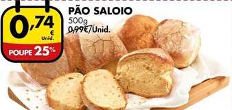 Pingo Doce Páo Saloio 500g promoção