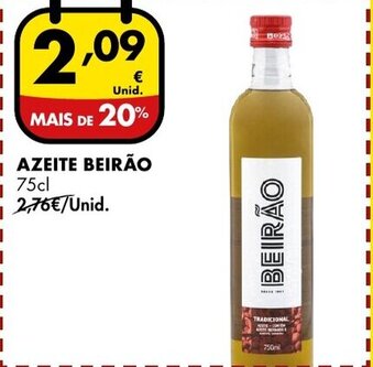 Pingo Doce Azeite Beirão 75cl promoção
